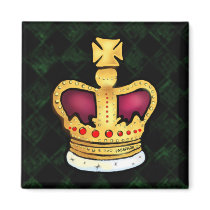 Diamond Jubilee Crown gorgeous drawing Magnet