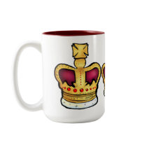 Diamond Jubilee Crown gorgeous drawing Coffee Mug
