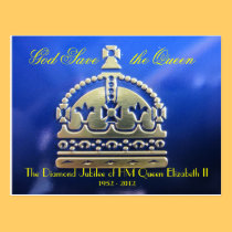 Diamond Jubilee Postcard postcards