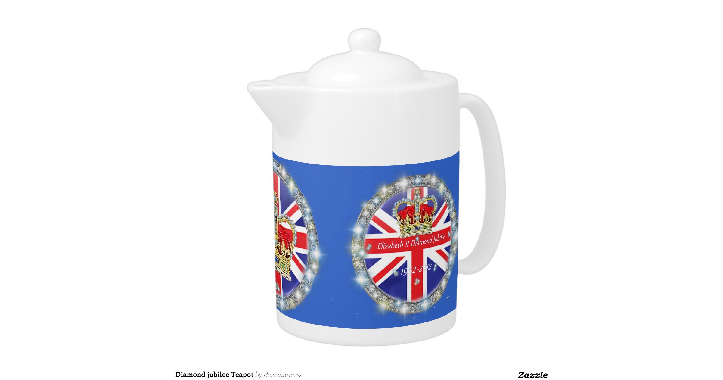 Diamond jubilee Teapot Zazzle