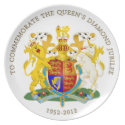 Diamond Jubilee United Kingdom plate