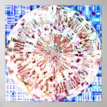 Diamond Mandala 1.2 (Center of Energy) Poster