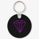 Diamond outline keychains