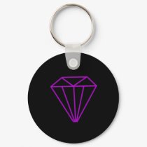 Diamond outline keychains