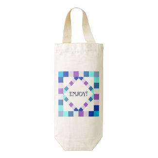 Diamond Pattern Wine Bag Zazzle HEART Wine Bag