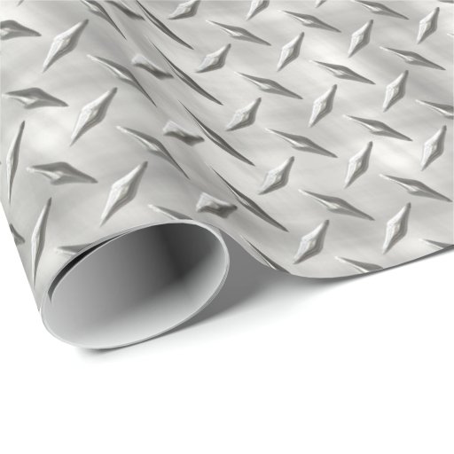 Diamond Plate 1 Wrapping Paper Zazzle