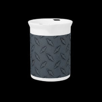 Diamond plate background pitchers