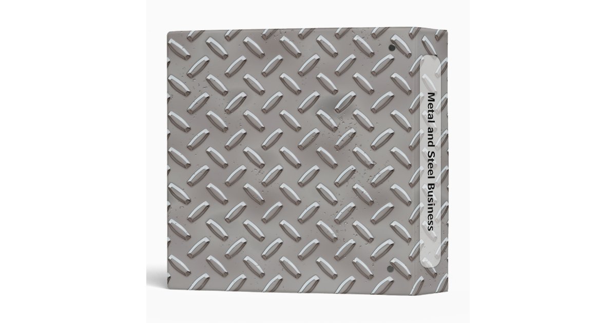 Diamond Plate Business Binder Zazzle