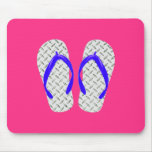 Diamond Plate Flip-Flop Mouse Pad
