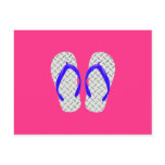 Diamond Plate Flip-Flop Post Card