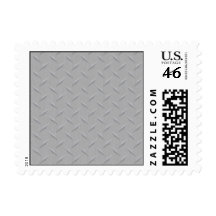 Diamond Plate Metal Postage