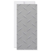 Diamond Plate Metal Customized Rack Card