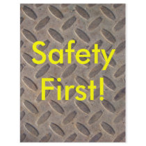 Diamond Plate Steel Floor, Safety First! Flyers