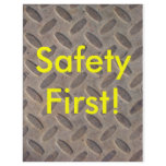 Diamond Plate Steel Floor, Safety First! flyers