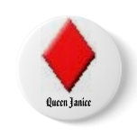 diamond, Queen Janice Pins