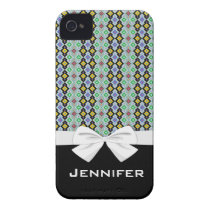 diamond rhombic pattern iphone 4 case