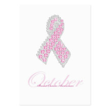 Diamond Ribbon Message Card Business Card Templates