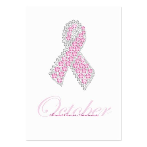 Diamond Ribbon Message Card Business Card Templates (front side)