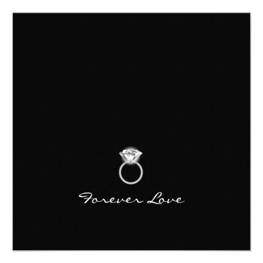 Diamond Ring Engagement Party Invitation