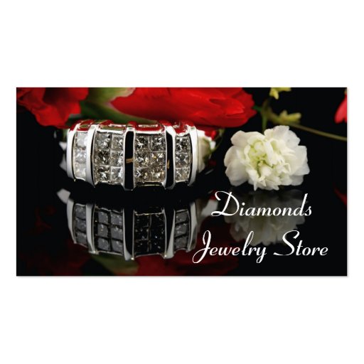 Diamond Ring Jewelry Store Business Card