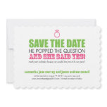 Diamond Ring Wedding Save the Date Custom Announcements