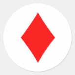 Diamond Round Stickers