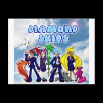 Diamond Skies Postcard