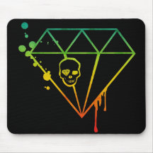 Diamond Skull Mouse Pad