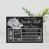 Diamond Sneaker Ball Birthday Party Invitation Zazzle