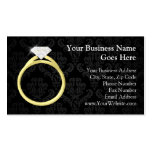 Diamond Solitaire Ring Business Card Templates