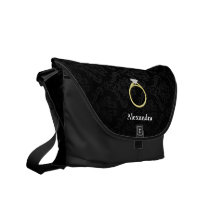 Diamond Solitaire Ring Courier Bags