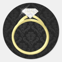 Diamond Solitaire Ring Stickers