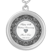 Diamond Wedding Anniversary Necklace