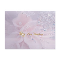 Diamond Wedding Invitation Postcard