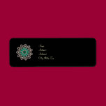 Diamonds and Emeralds Kaleidoscope labels