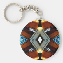Diamonds and Lights Urban Futurism CricketDiane Keychain