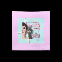Diamonds and Martinis American MoJo Napkin napkins