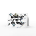 Diamonds Are A Girl's Best Friend cards