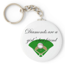 Diamonds are a girl's best friend T-shirts Key Chains