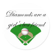 Diamonds are a girl's best friend T-shirts stickers by leigh10970 Diamonds are a girl's best friend T-shirts stickers