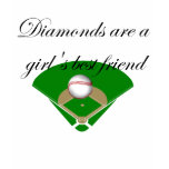 Diamonds are a girl's best friend T-shirts