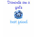 diamond's are a girl's best friend tee t-shirts