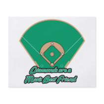 diamonds are a mans best friend personalized flyer