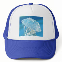 diamonds are the girls best friend mesh hat