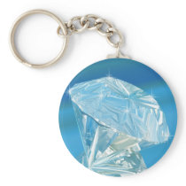 diamonds are the girls best friend keychain