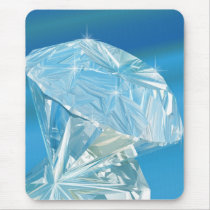 diamonds are the girls best friend mouse pads