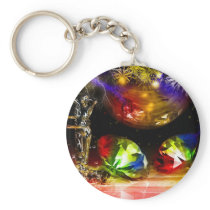 Diamonds art key chain