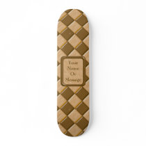 Diamonds - Chocolate Peanut Butter Custom Skateboard