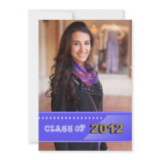 Diamonds Class of 2012 Photo Graduation Announceme Invitation
