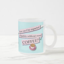 Diamonds & Coffee FROSTED MUGS mugs